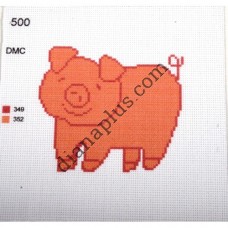 Канва з малюнком "Свинка"