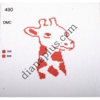 Канва з малюнком "Жирафа"