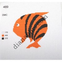Канва з малюнком "Рибка"