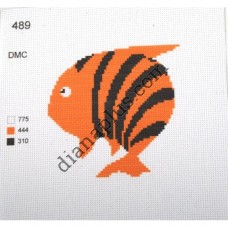 Канва з малюнком "Рибка"
