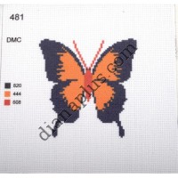 Канва з малюнком "Метелик"