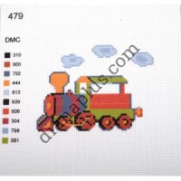 Канва з малюнком "Потяг"