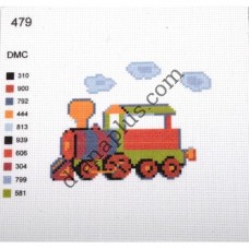 Канва з малюнком "Потяг"