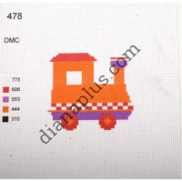 Канва з малюнком "Веселий потяг"