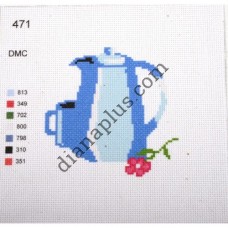 Канва з малюнком "Чаювання"