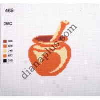 Канва з малюнком "Горщик"