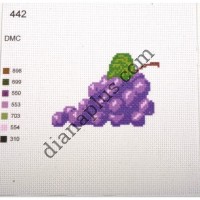 Канва з малюнком "Виноград"