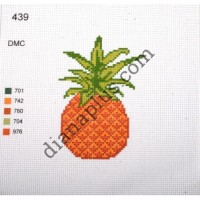 Канва з малюнком "Ананас"