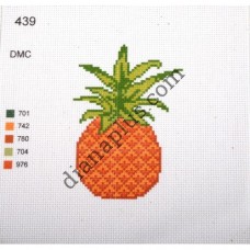 Канва з малюнком "Ананас"