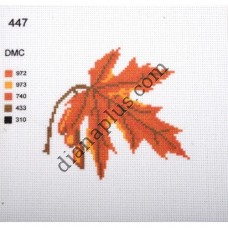 Канва з малюнком "Кленовий листочок"