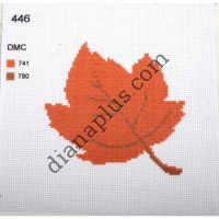 Канва з малюнком "Осінній листочок"