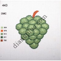 Канва з малюнком "Гроно винограду"