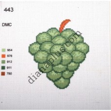 Канва з малюнком "Гроно винограду"