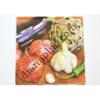 Серветка для декупажу "Овочеве асорті"