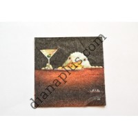 Серветка для декупажу "Мартіні"