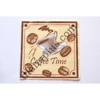 Серветка для декупажу "Кавоманія"