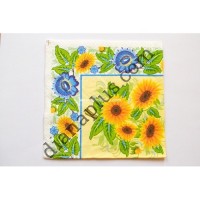 Серветка для декупажу "Букет соняшників"