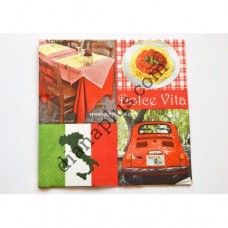 Серветка для декупажу "Dolce Vita"