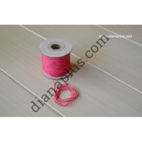 Шнур вощений темно-рожевий