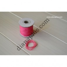 Шнур вощений темно-рожевий