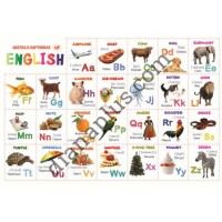 Абетка в картинках L7 "Англійська мова" А4 ламінована