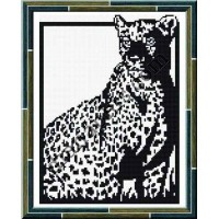 Набір для вишивання картини "Леопард" Ч875
