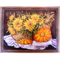 Набір для вишивання картини "Гарбузи та соняхи" Н1446