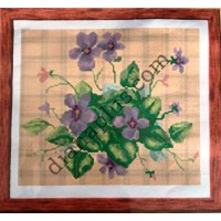 Набір для вишивання картини "Фіалки" К352