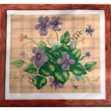 Набір для вишивання картини "Фіалки" К352