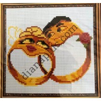Набір для вишивання картини "Обручки" М1515