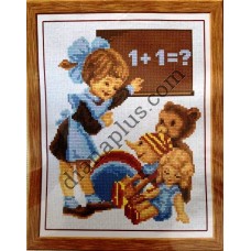 Набір для вишивання картини "Першокласниця" П822