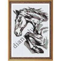 Схема для вишивання монохромної картини "Грація" Ч2312