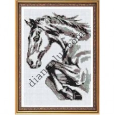 Схема для вишивання монохромної картини "Грація" Ч2312