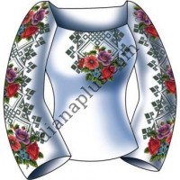 Набір для вишивання жіночої вишиванки "Букет маків" F2012