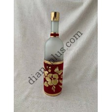 Пляшка для вина з декором