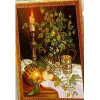 Схема для вишивання картини "Натюрморт з агрусом"