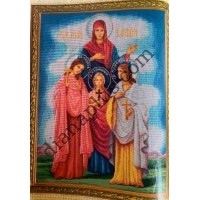 Верхня схема для вишивання ікони "Віра, Надія, Любов та Софія". Артикул Z3116 