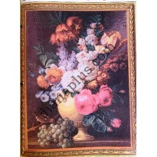Схема для вишивання картини "Ваза з квітами"