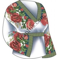 Набір для вишивання жіночої вишиванки "Маковий цвіт" F2020