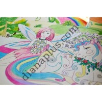 Комплект Великих розмальовок для дівчаток 2шт