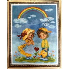 Набір для вишивання картини "Дітки"  D2433