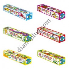 Набір розмальовок щастя в коробці 6 шт