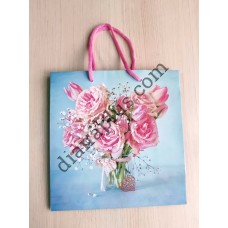 Пакет подарунковий 22х22х10 см №4