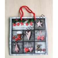 Пакет подарунковий 22х22х10 см №8