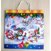 Пакет подарунковий 32х32х14 см №4