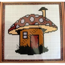 Набір для вишивання в змішаній техніці "Грибкова хата" Е026