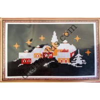 Набір для вишивання в змішаній техніці "Сніжна пора" Е053