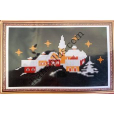 Набір для вишивання в змішаній техніці "Сніжна пора" Е053