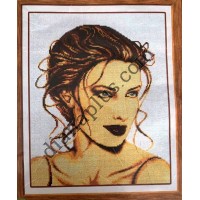 Набір для вишивання картини "Жіночий погляд" П817