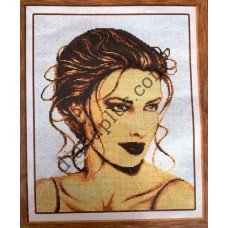 Набір для вишивання картини "Жіночий погляд" П817